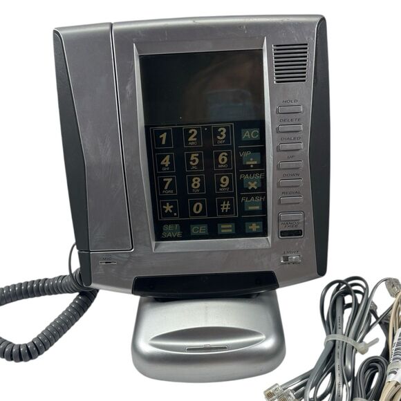 Innovage LCD Touch Panel Phone Caller ID Speakerphone Calculator Corded Home - Picture 1 of 11